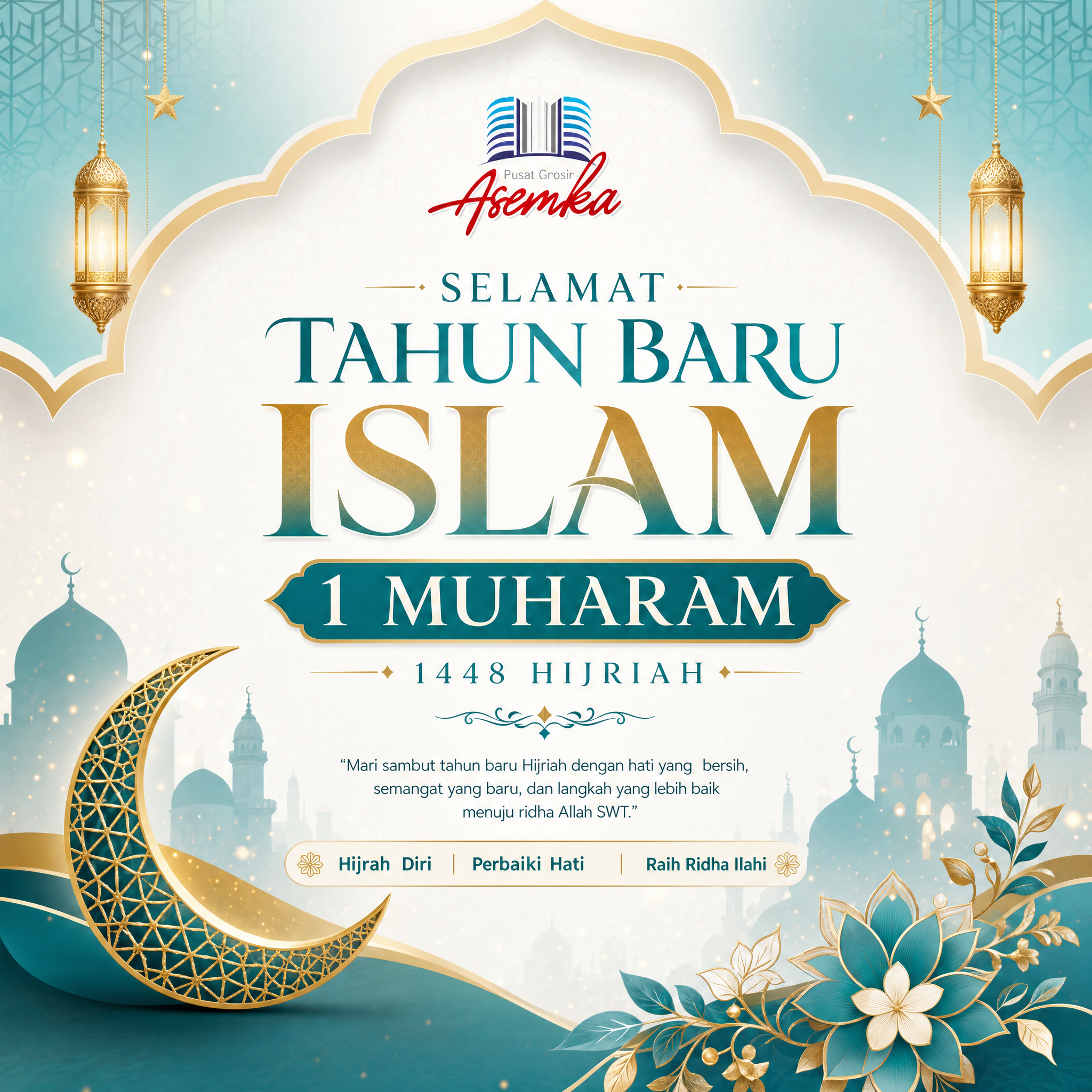Poster Tahun Baru Islam 1448